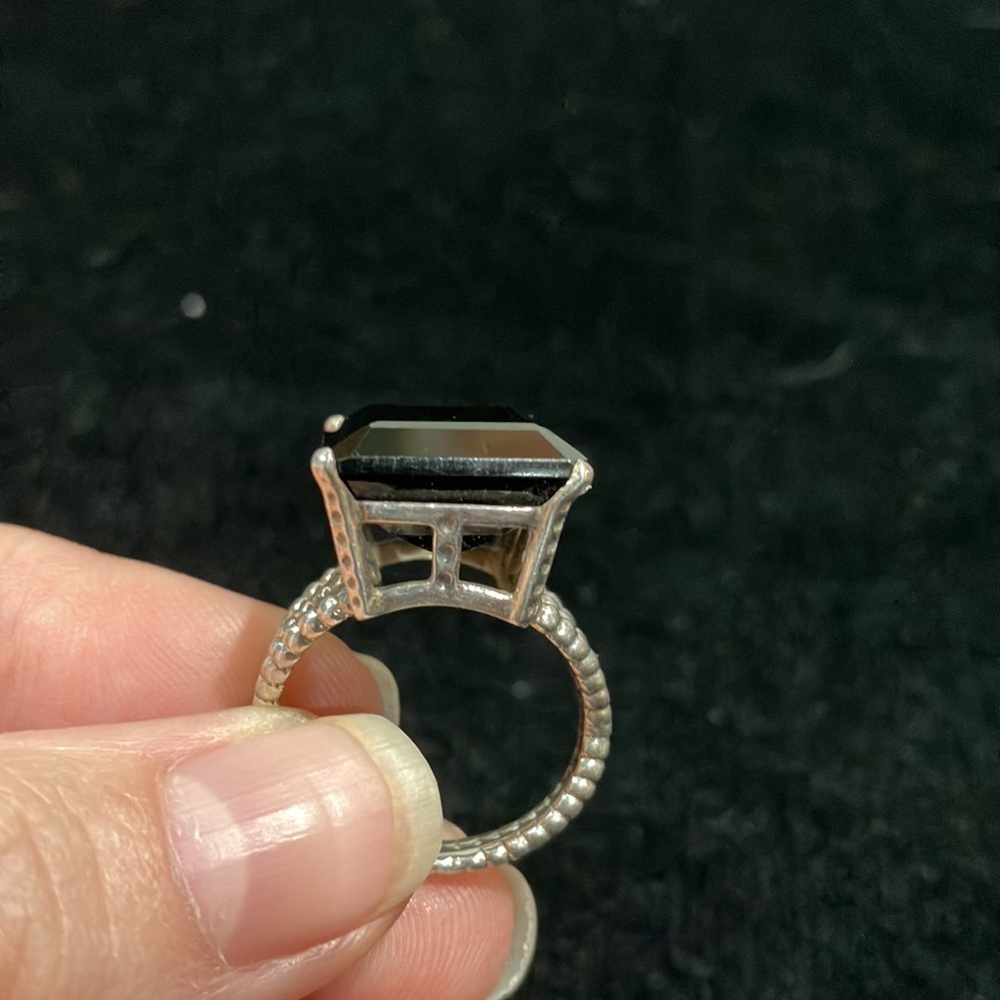 Rectangular Statement Ring - D23 - image 3